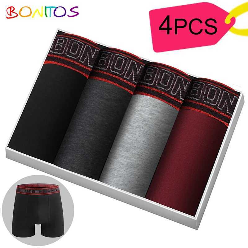 4pcs Mens Underpants Alphabet Elastic Waistband Polyester Boxer Briefs Sexy Mens Underwear Brand Underwear for Men Boxers Shorts W250819