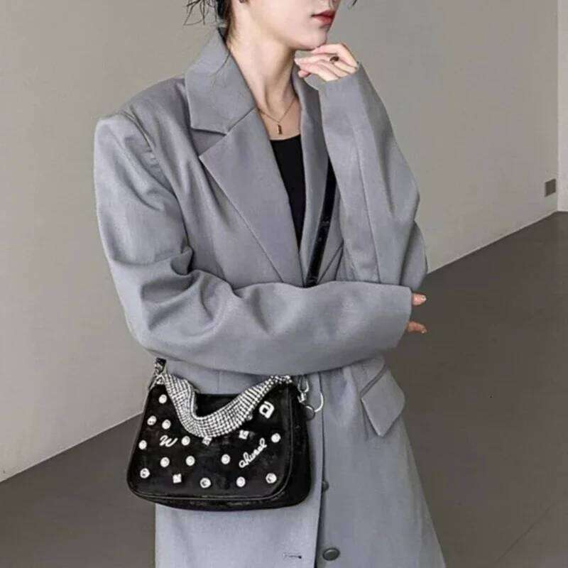 Designer Handbag Women New High Quality Veet Dias Letter Shoulder Trend Fashion Chic Elegant Crossbody Bag