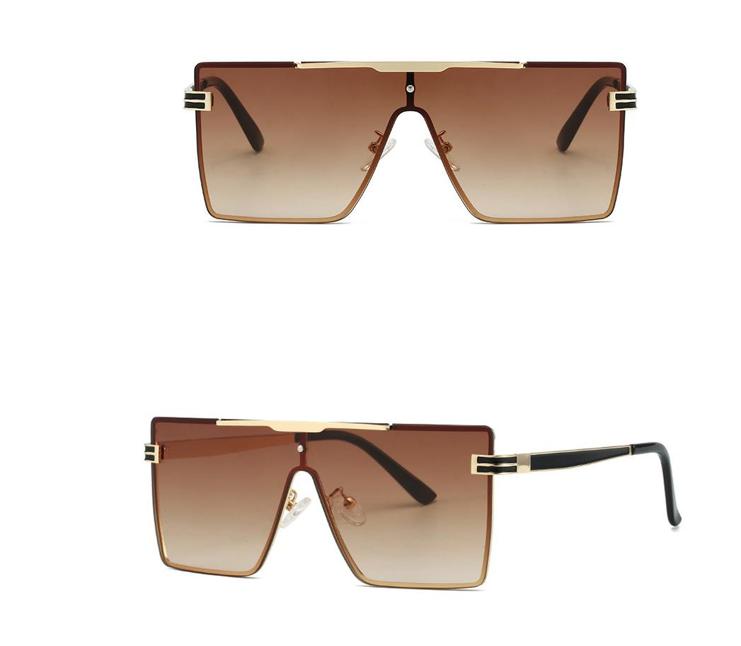 Designer Sunglasses For Men Women Square Sunglasses Big Frame UV400 Protection Sunglasses Luxury Polarized Goggle Pilot Metal Frame Eyewear P3099