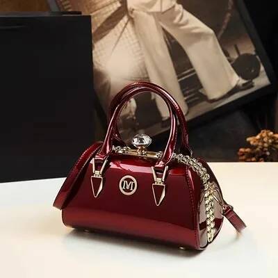 Leather 2025 New Women's Handbags Fashion Party Portable Shoulder Messenger Mom Evening Bag Small Bridal Wedding Bags
