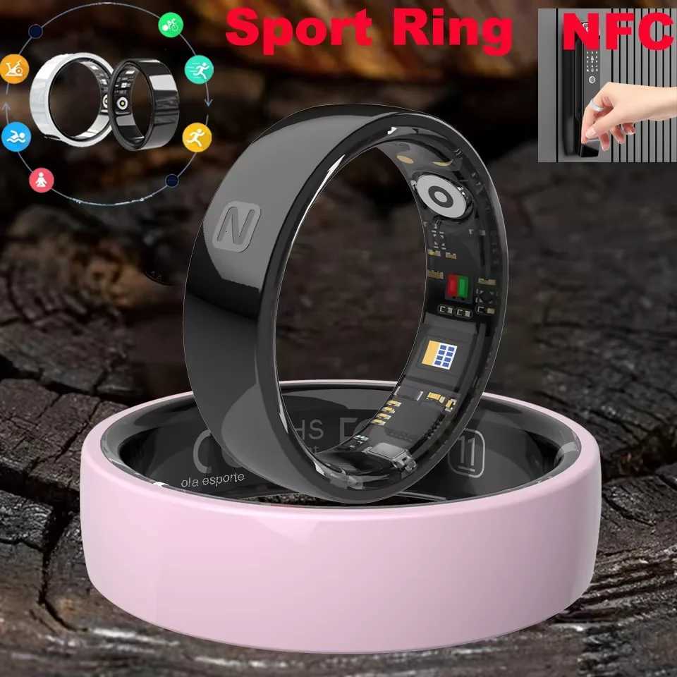 NFC Sport Smart Ring Waterproof Health Monitor Ceramic SmartRing Sleep Monitor Smart Control Photo AI FamilyRing for Ring W250819