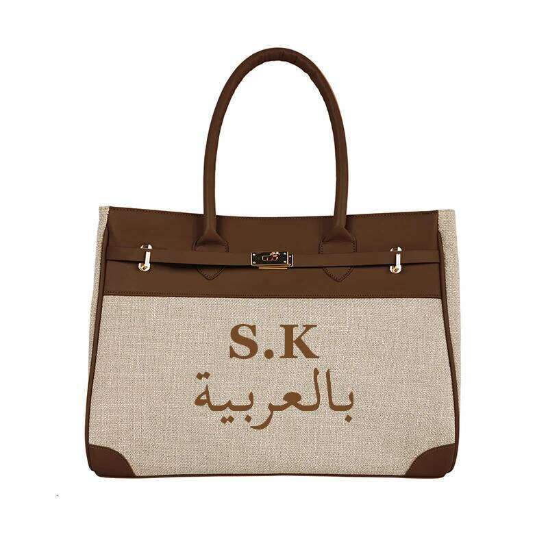 Women S Office Commuter Large Capacity Fashion Shoulder Travel Portable Shopping Handbag Casual Canvas Tote Bag