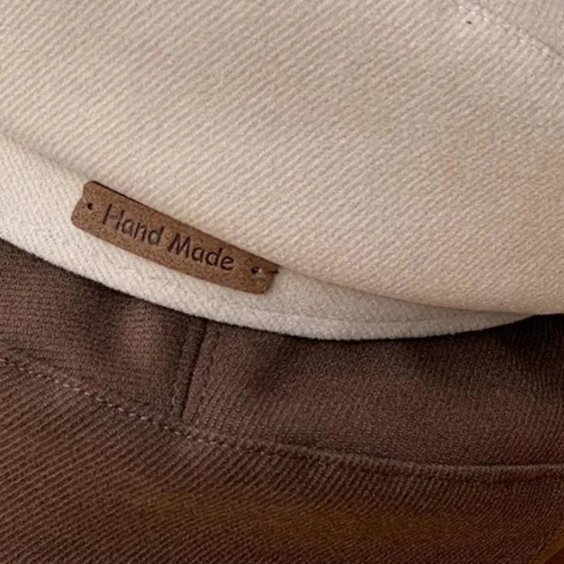 Retro Handmade Beret Spring Autumn Women Black Beige Woolen Beret Khaki Brown Painter Hat Female Winter Temperament Sense Cap 250819