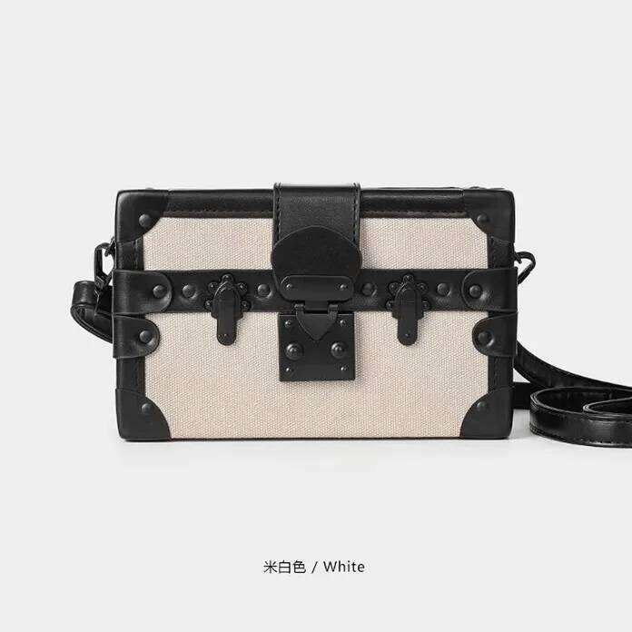 Stylish Bag For All Charming Retro Small Box Style Versatile Single Shoulder Crossbody Carry High End Texture