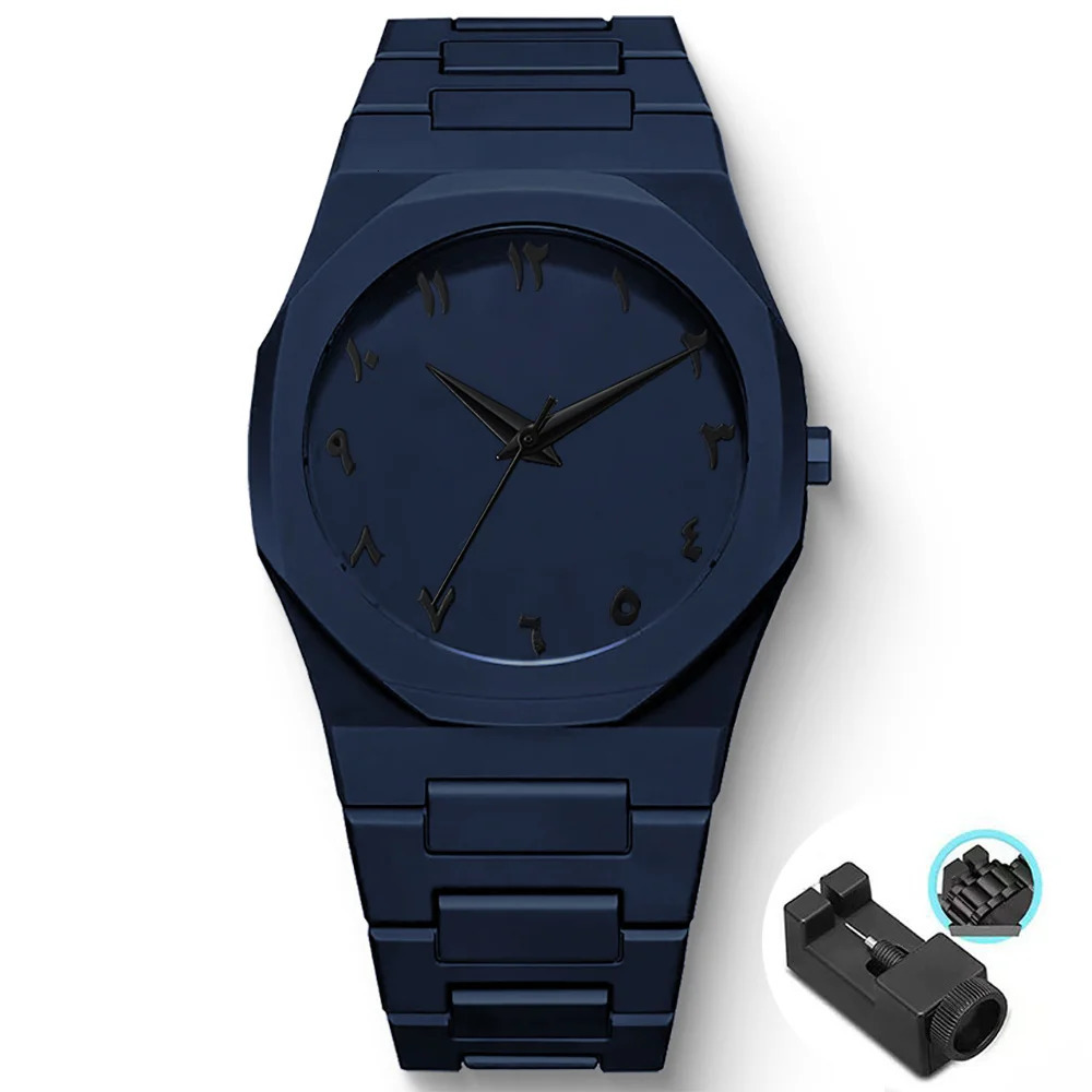 Fashion 2025 Simple Mens Quartz Watch Casual Business PC Strap Mens Life Waterproof Watches 250819