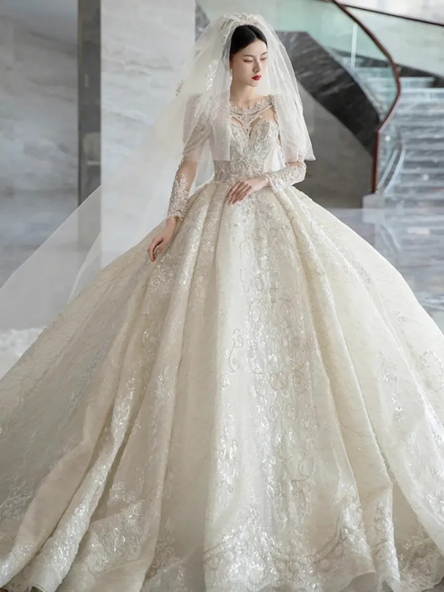 2025 Tulle Beautiful Bride Gowns new Fashion Appliques Lace Wedding Dresses Vintage Boho wed Dress Vestido de Noiva Robe de Mariee Backless Sweep Trai