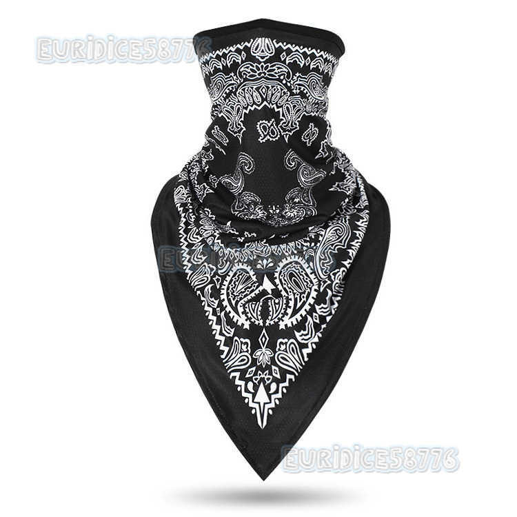 Trendy Headscarf Street Dance Fashion Paisley Mask Hip Hop Neck Gaiter Outdoor High Elasticity Pinhole Breathable Cycling H250819