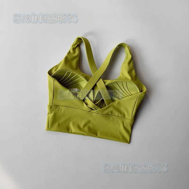 Fixed Chest Pad Sports Bra for Women Side Breast Collection High-strength Shockproof Push-up Running Bra Yoga Fitness Bra H250819