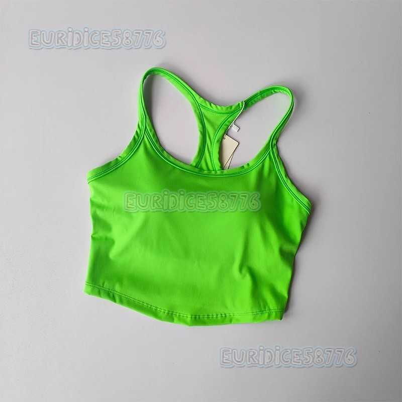 One-piece Chest Pad Beauty Back Yoga Bra Women Training Bra Running Fitness Camisole Yoga Sports Bra H250819