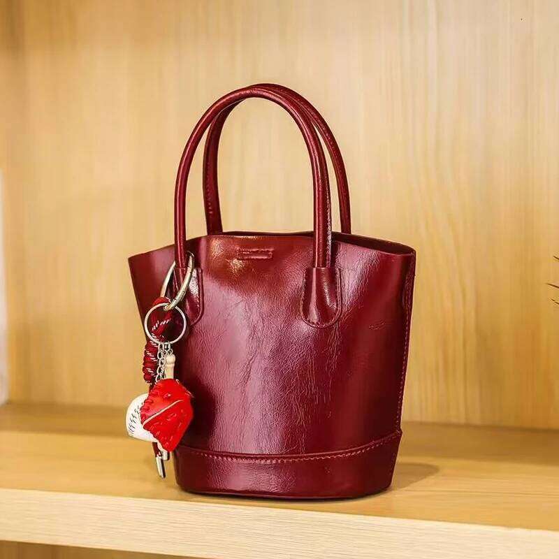 Bucket New Women Handbag Hand Held Tote High Quality Single Shoulder Crossbody Large Capacity Commuter Casual Bag
