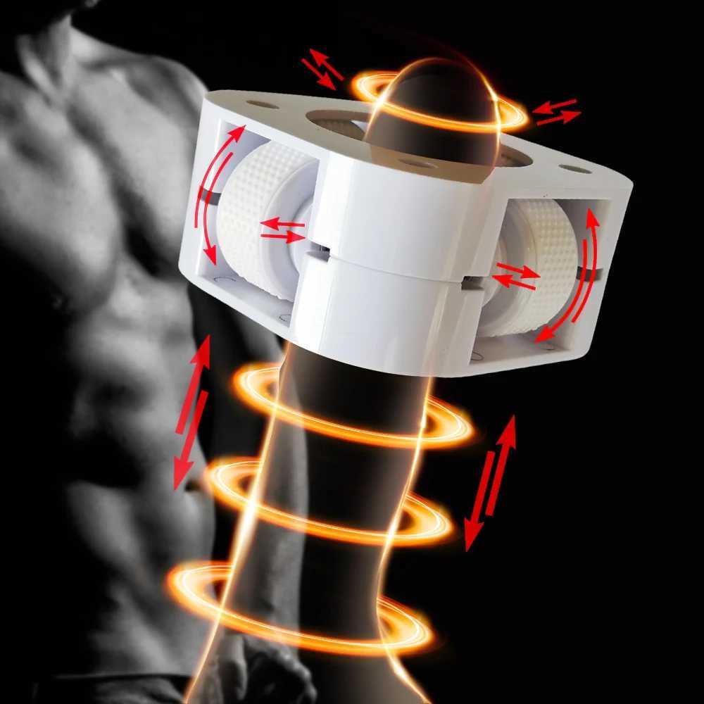 Penis Enlargement Exercise Device Penis Massager Bigger Penis Growth Wheel Strong Trainer Enhancer Male Masturbator Sex Toys Men XJ250819