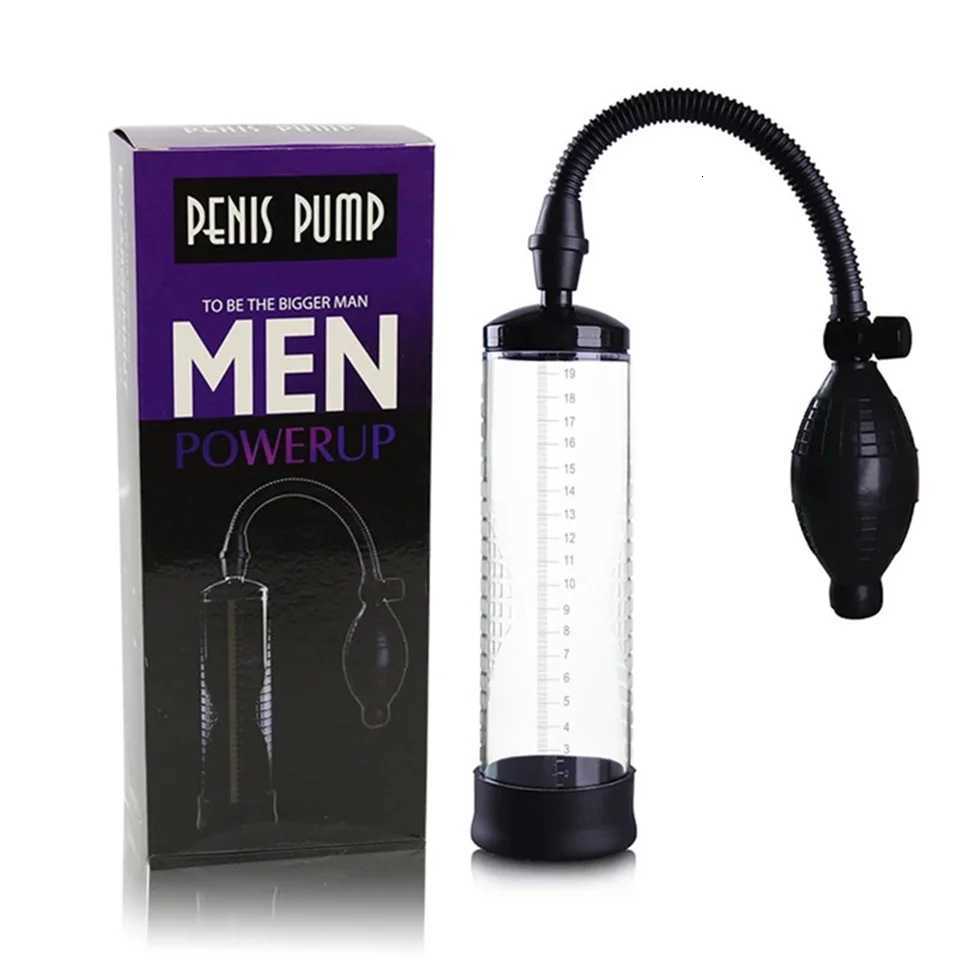 Penis Pump Vacuum Pump for Penis Enlargement Male Enhancement Erection Dick Cock Pump Masturbator Penis Trainer Adult Sex Toys XJ250819