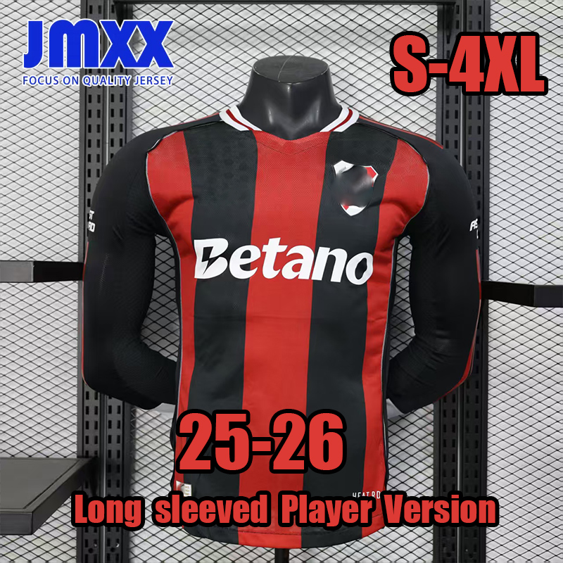 4XL XXXL JMXX 25-26 River Plate Soccer Jersey Long Sleeve Player Version Home Away Pre Match Training Mens Uniforms Man Jerseys Football Shirt 2025 2026