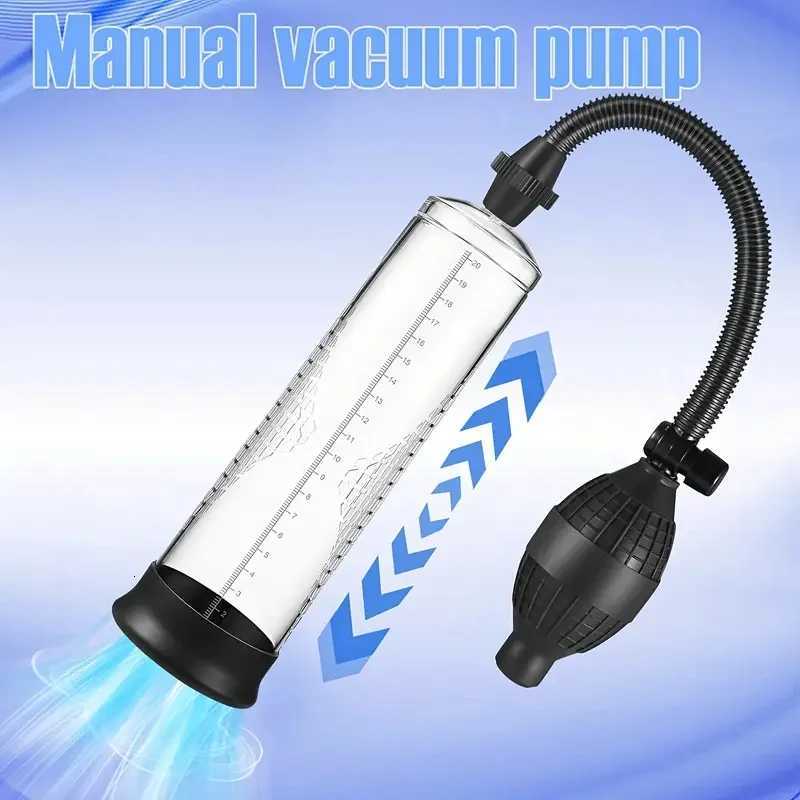 Sex Toys For Men Vacuum Penis Pump Manual Vacuum Pump Universal Size Negative Pressure Vacuum Pump Penis Extender Adult Sex Toys XJ250819