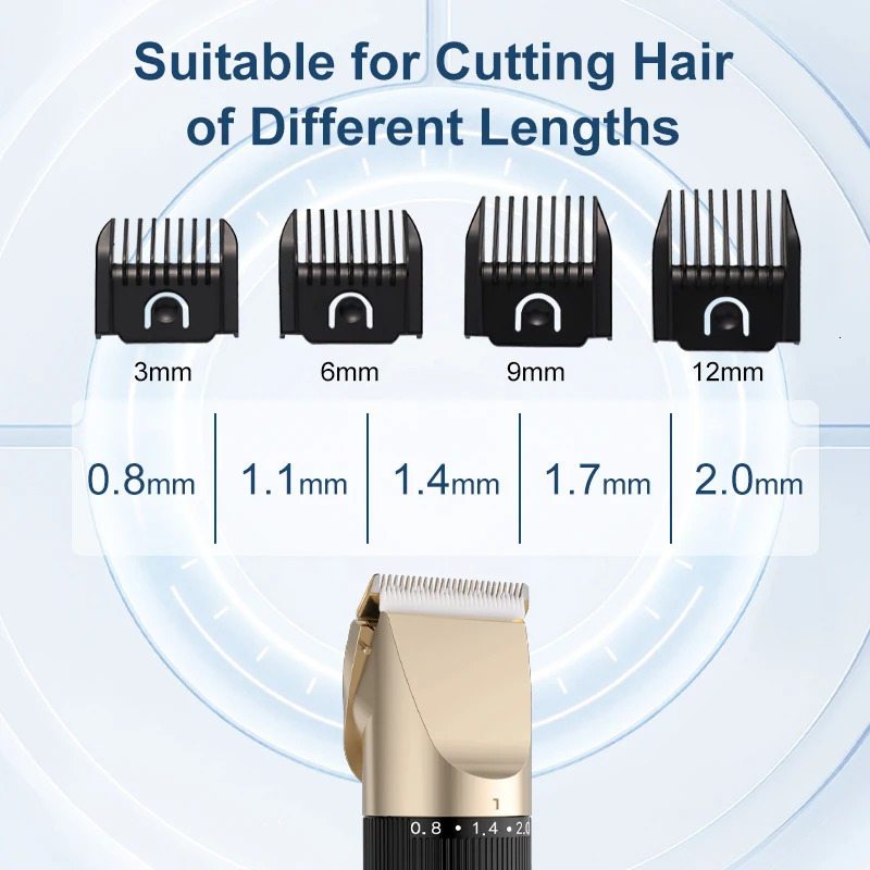 Dog Hair Clippers Electrical Pet Dog Clipper Grooming Trimmer Set For Cat Rabbit Cordless USB Rechargeable Pet Shaving Machine 250813