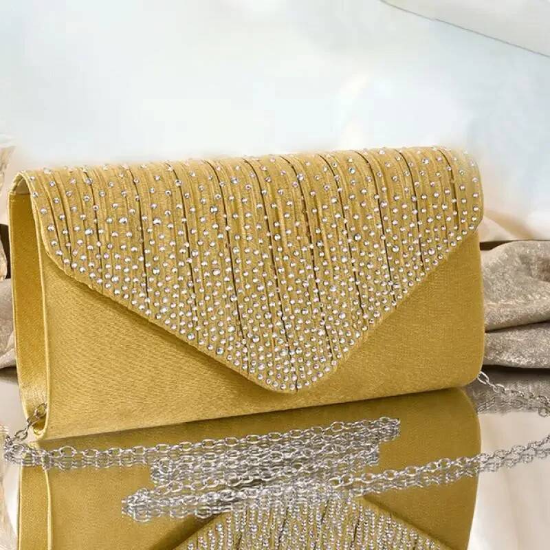 Women Wedding Handbag Shoulder Envelope Clutch Purse Female Dia Evening Party Prom Bags Chain Bag