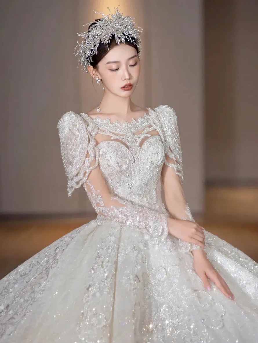 2025 Tulle Beautiful Bride Gowns new Fashion Appliques Lace Wedding Dresses Vintage Boho wed Dress Vestido de Noiva Robe de Mariee Backless Sweep Trai