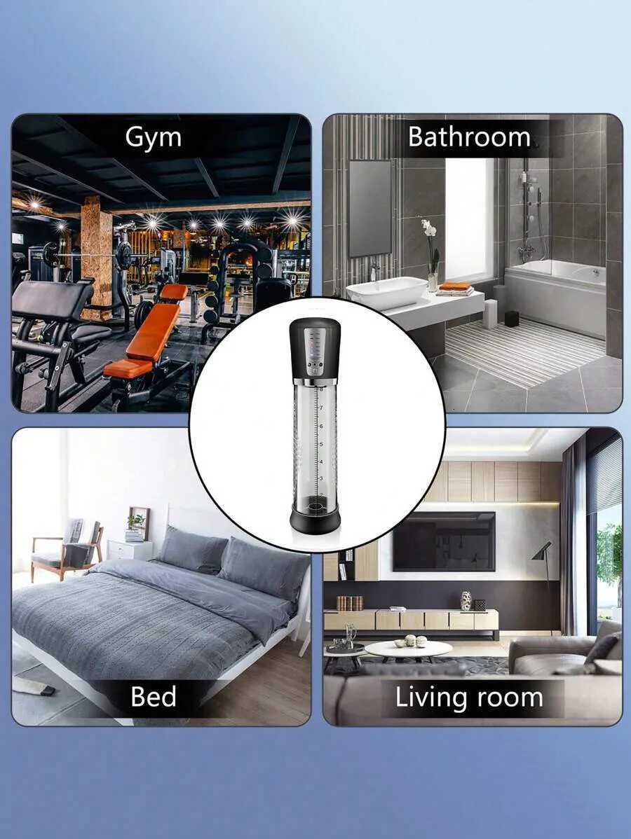 Penis Vibrator Enlargement Vacuum Pump Electric Automatic Penis Enlargement Cock Extender Adult Sex Toys for Men Adult Supplies XJ250819