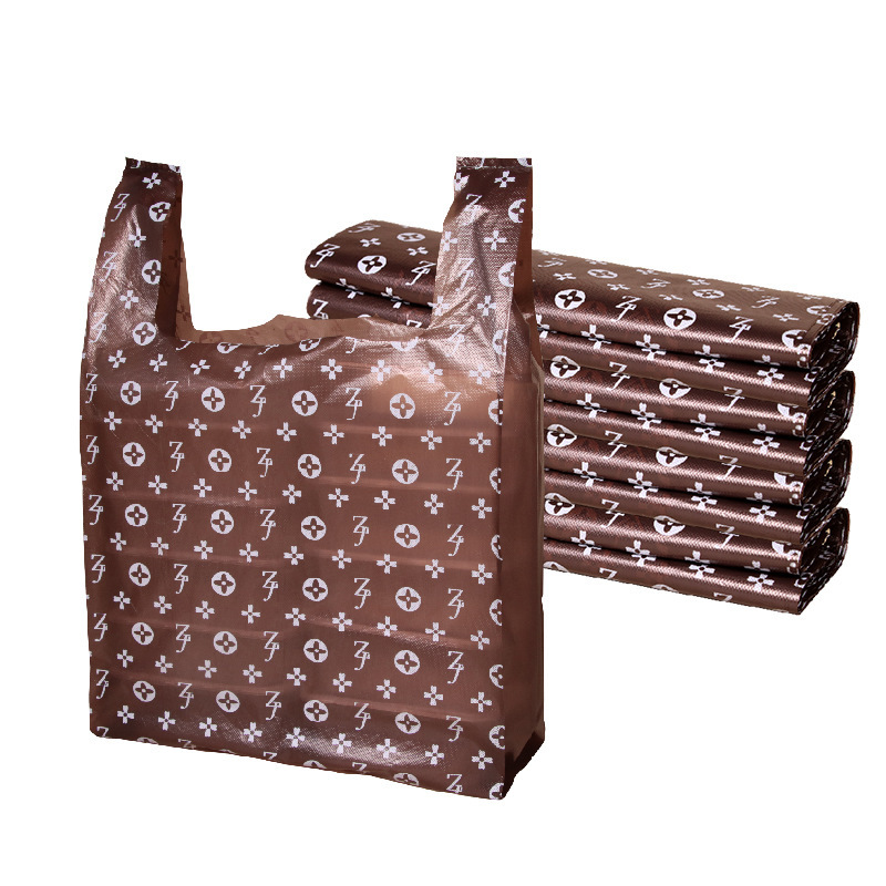 Garbage Household Thickened Handheld Old Flower Pattern Plastic Bags Large Size Kitchen luxcury designer Special Vest Type ddmythur