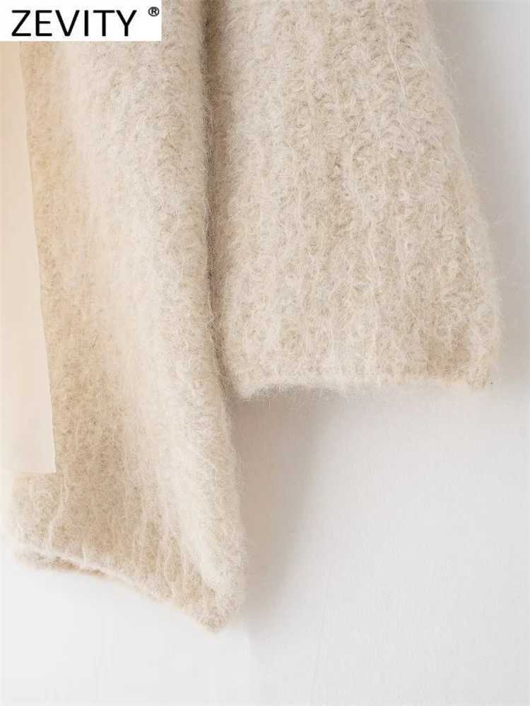 2023 New Women Fashion Transparent Organza Bow Tied Design Knitting Sweater Fe Chic Half Sleeve Pullovers Coat Tops SW7335XJ250819