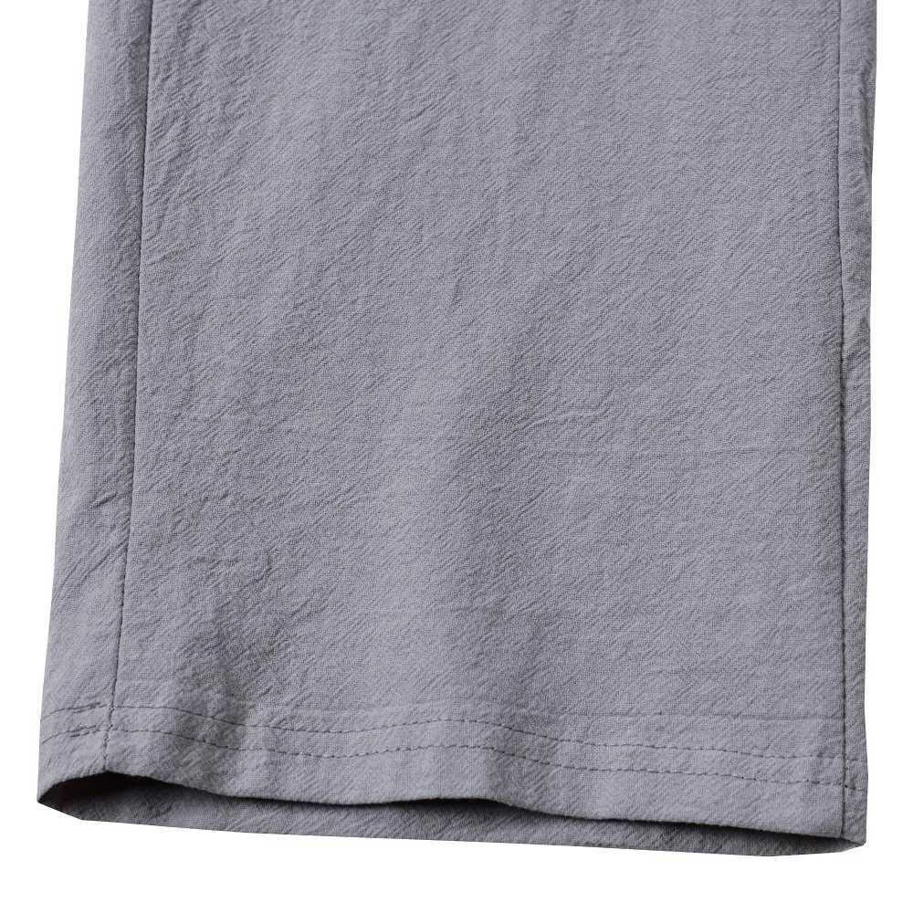 European and American Mens Cotton and Linen Trousers Multi-pocket Work Pants Loose Straight Sportswear and Casual Trousers W250819