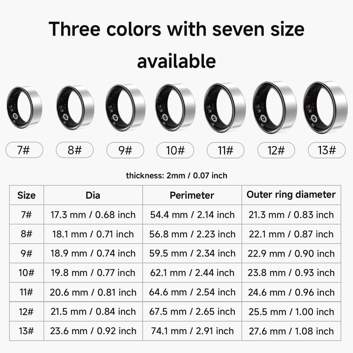 SIMSONLAB Smart Ring Men and Women Sports Data Recorder IP68 Waterproof Real-time Dynamic Monitoring Ultra-long Battery Life W250819