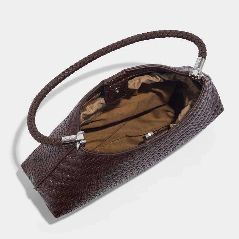 Vintage Bags For Women Designer Handbags Purses New In PU Imitation Braided Emed Pattern Small Underarm Shoulder