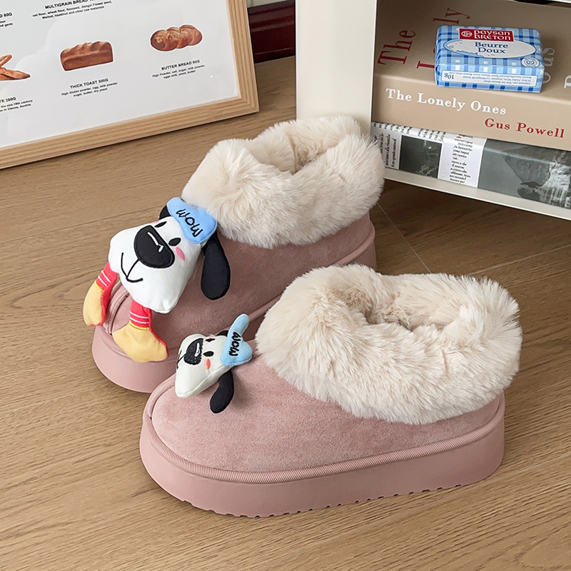 new Free delivery designer woman cotton boots Fashionable snow boots with fleece for slimming and comfortable warmth