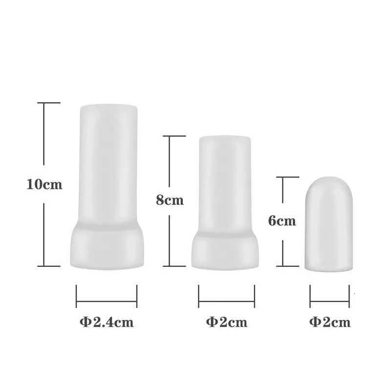 Silicone Sleeve Accessories Men Sex Toy Penis Pump Sleeve Penis Enlargement For Men Sex Toy Vacuum Negative Pressure Ribbed CupXJ250819