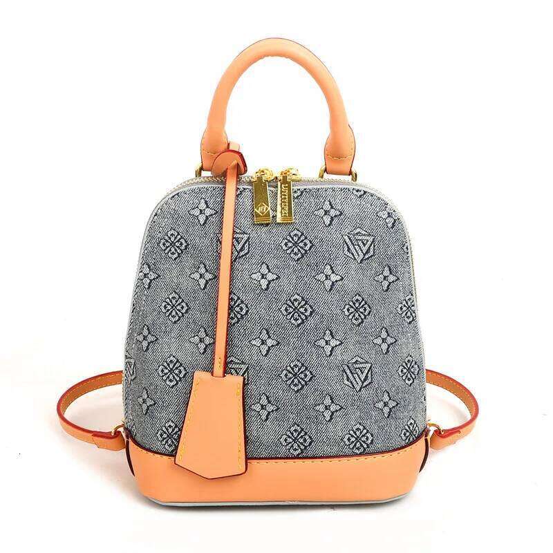 Vintage Floral Backpack Mini Quilted Shell Bag With Detachable Strap Multi Function Purse