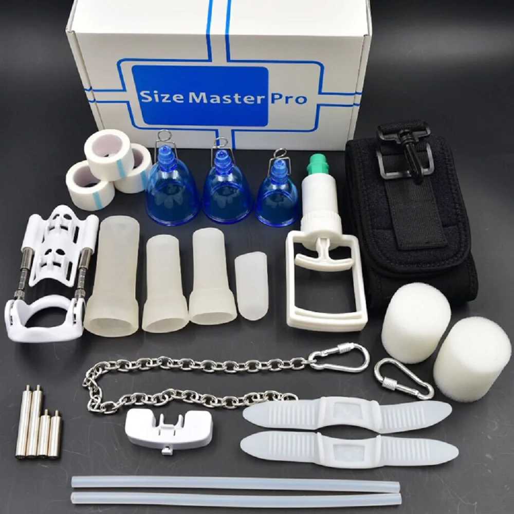 Best Penis Extender Enlarger Vacuum Pump Size Master Male Penile Extender Trainer Adults Sex Products for Men XJ250819