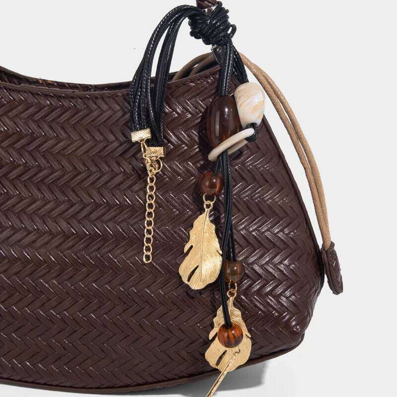 Vintage Bags For Women Designer Handbags Purses New In PU Imitation Braided Emed Pattern Small Underarm Shoulder
