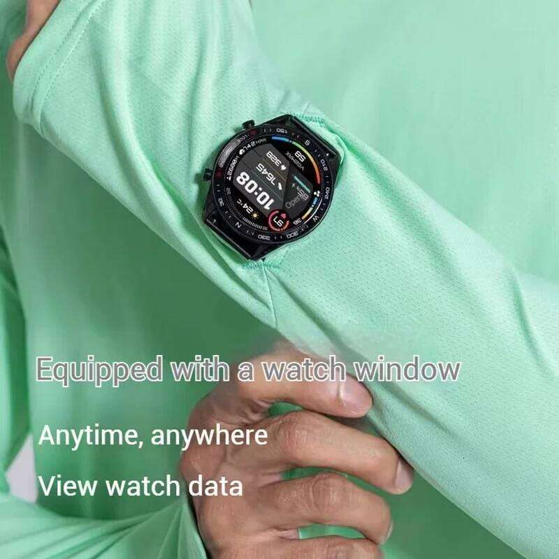 Men Marathon Running T-Shirt Long Sleeve Anti-Uv Quick Dry Workout Top Fiess Training Suit With Thumb Hole Anti-Static Cuff