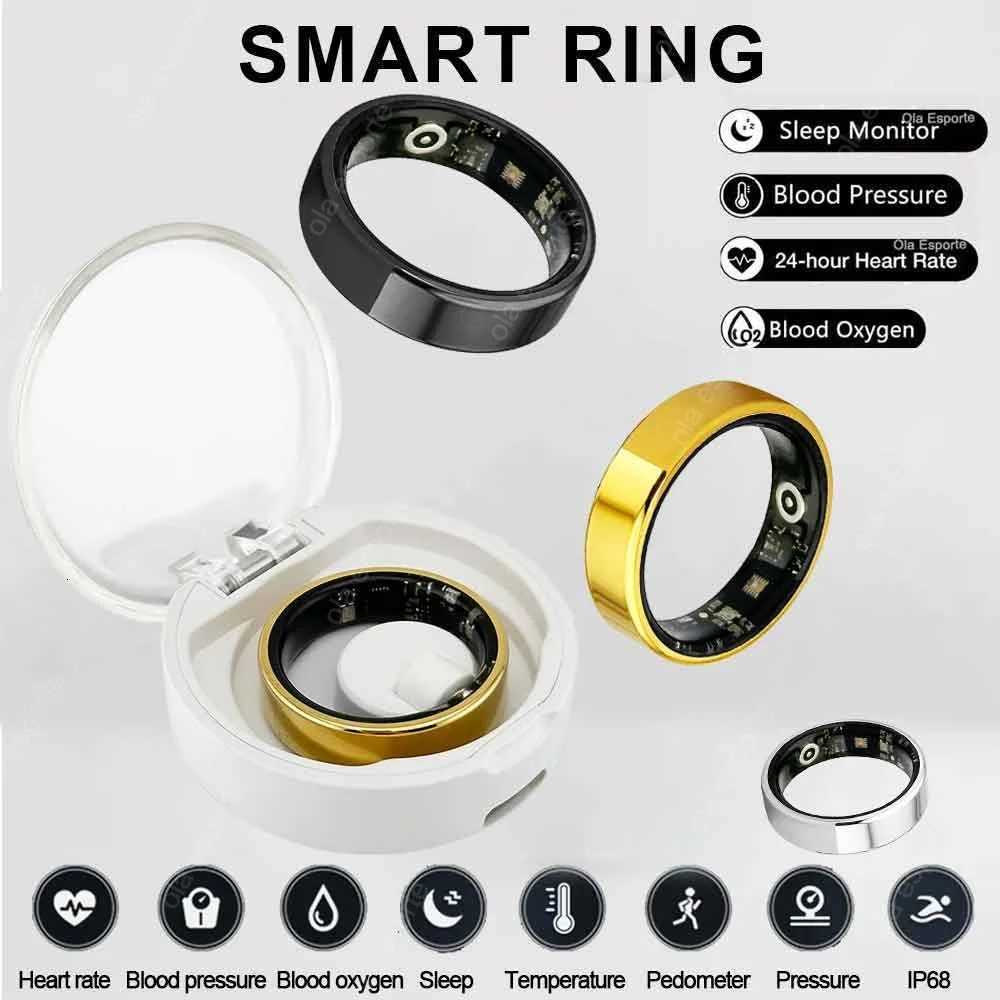 2025 Smart Ring for Men and Women 6.0mm Ultimate Thinness Waterproof Health Detection Heart Rate Sleep Monitor Sports Tracker Smart Ring W250819