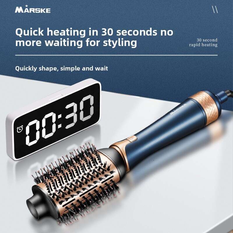 New Hot Air Curling And Dual-Use Dryer 2-In-1 Hair Styling Straightening Brush