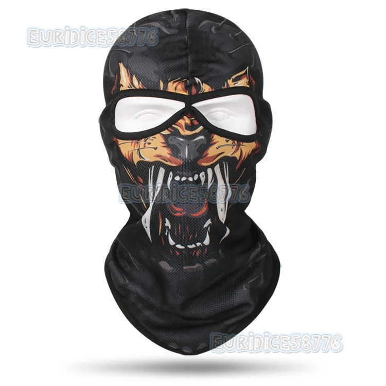 3D Animal Hood Hat for Men Outdoor Balaclava Motorcycle Ski Mask Windproof Neck Warmer Full Face Shield Cycling Protect H250819