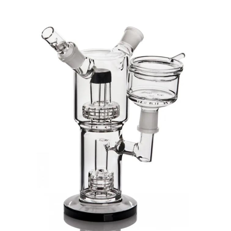 Glass Bong Water Pipes Stereo Hookahs Big Glasses Water Bongs Smoke Pipes Oil Rigs Dab With 18mm Banger