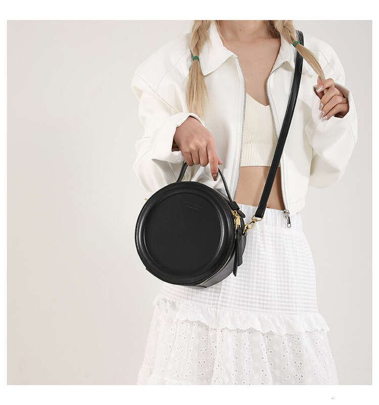 2025 Early Bags Spring Fashion Simple Designer Small Round Versatile Shoulder Crossbody Bag for Women