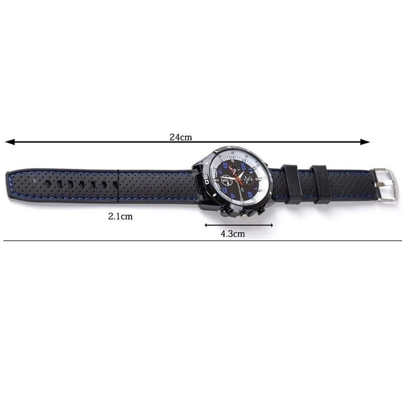 Kegllect Men Quartz Watch Silicone Strap Business Fashion Watches 250819