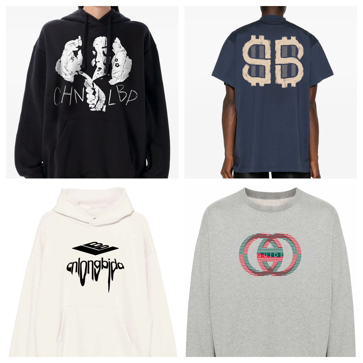 Men's Designer Hoodies Unisex Cotton Printed Vintage Inspired Crew Neck High Street Tee Hoodie
