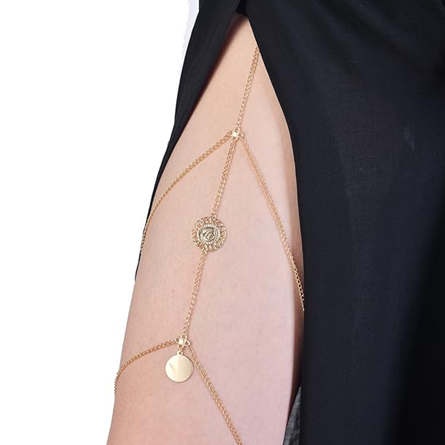 12Pcs Thigh Chains Snake Heart Pearl CZ Leg Chain Boho Layered Body Chain Summer Beach Party Body Jewelry for Women Gold Tone