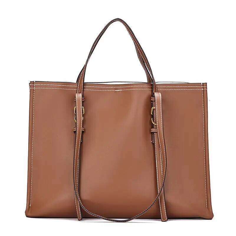 NEW Brand Designer Leather High End Feel Retro Shoulder Versatile Women Crossbody Super Popular Handbag Big Bag