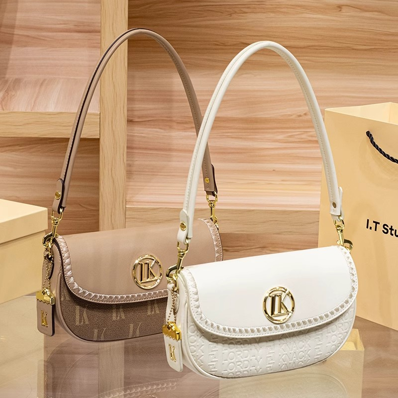 LORDLY KNACK designer bag luxury genuine leather casual flap bag versatile high-quality fashion handbag for woman