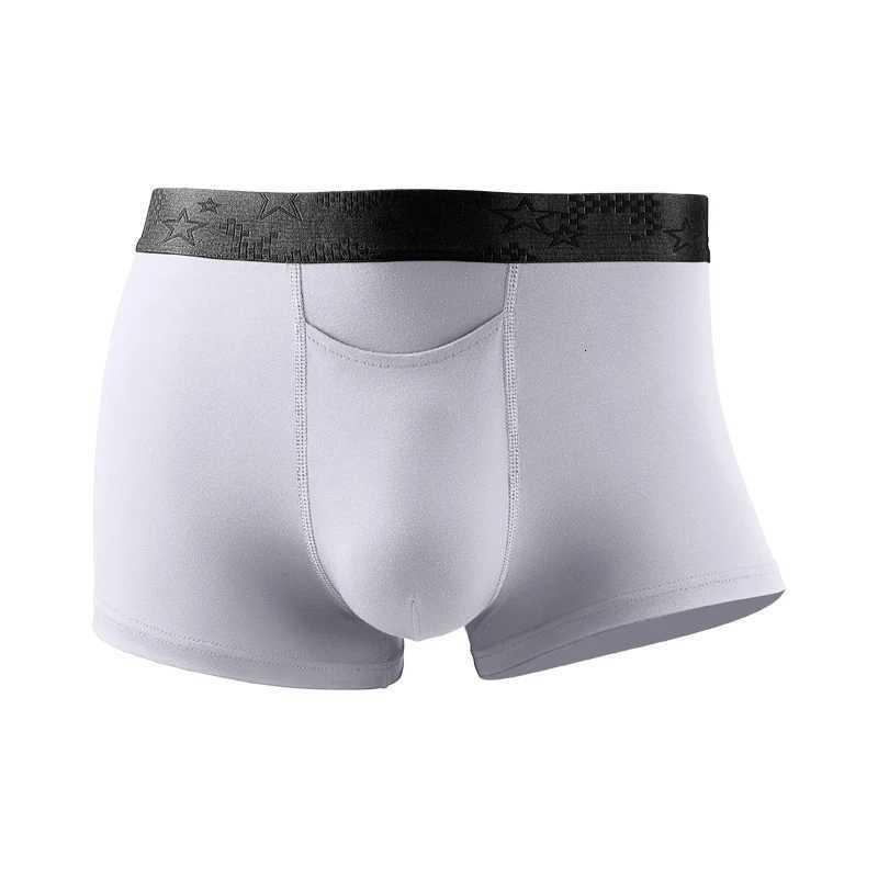 Gun Split Briefs Men Modal Summer Breathable Sports Boxers Ice Silk Ice Bag Shorts W250819