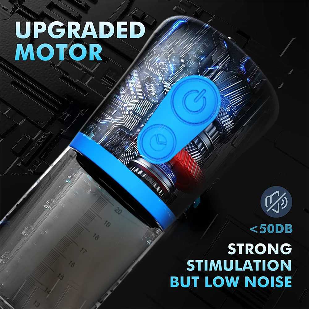 Hannibal LCD Electric Penis Pump Penis Enlargement Extender Pump Penis Trainer Male Masturbators Cup Dick Pump Sex Toys for Men XJ250819