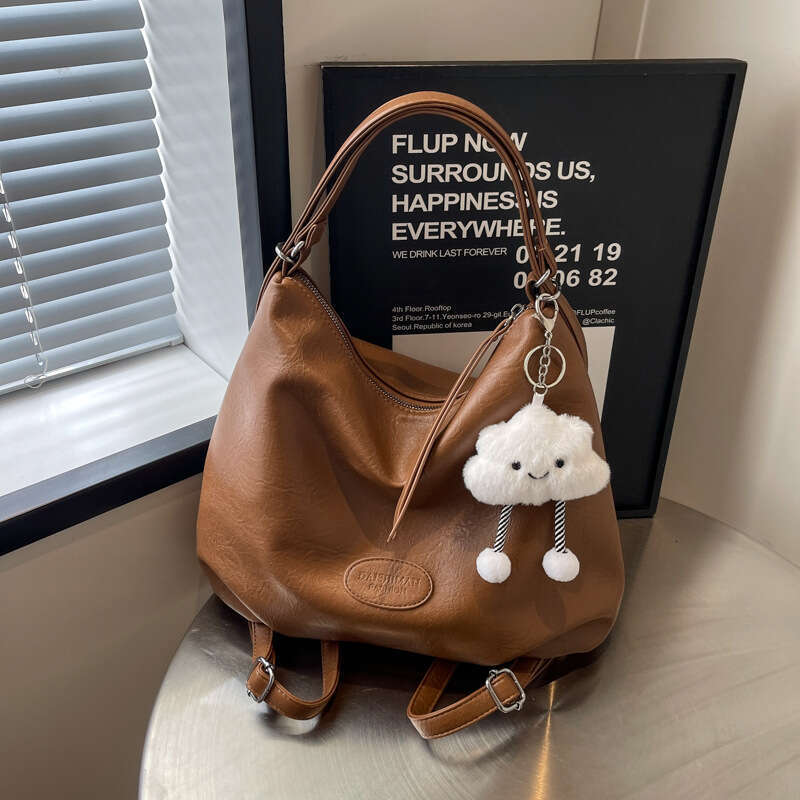 Large Capacity Commuter Bags for Women 2025 New Autumn Fashion Designer Single Shoulder Korean Niche Versatile Tote Bag