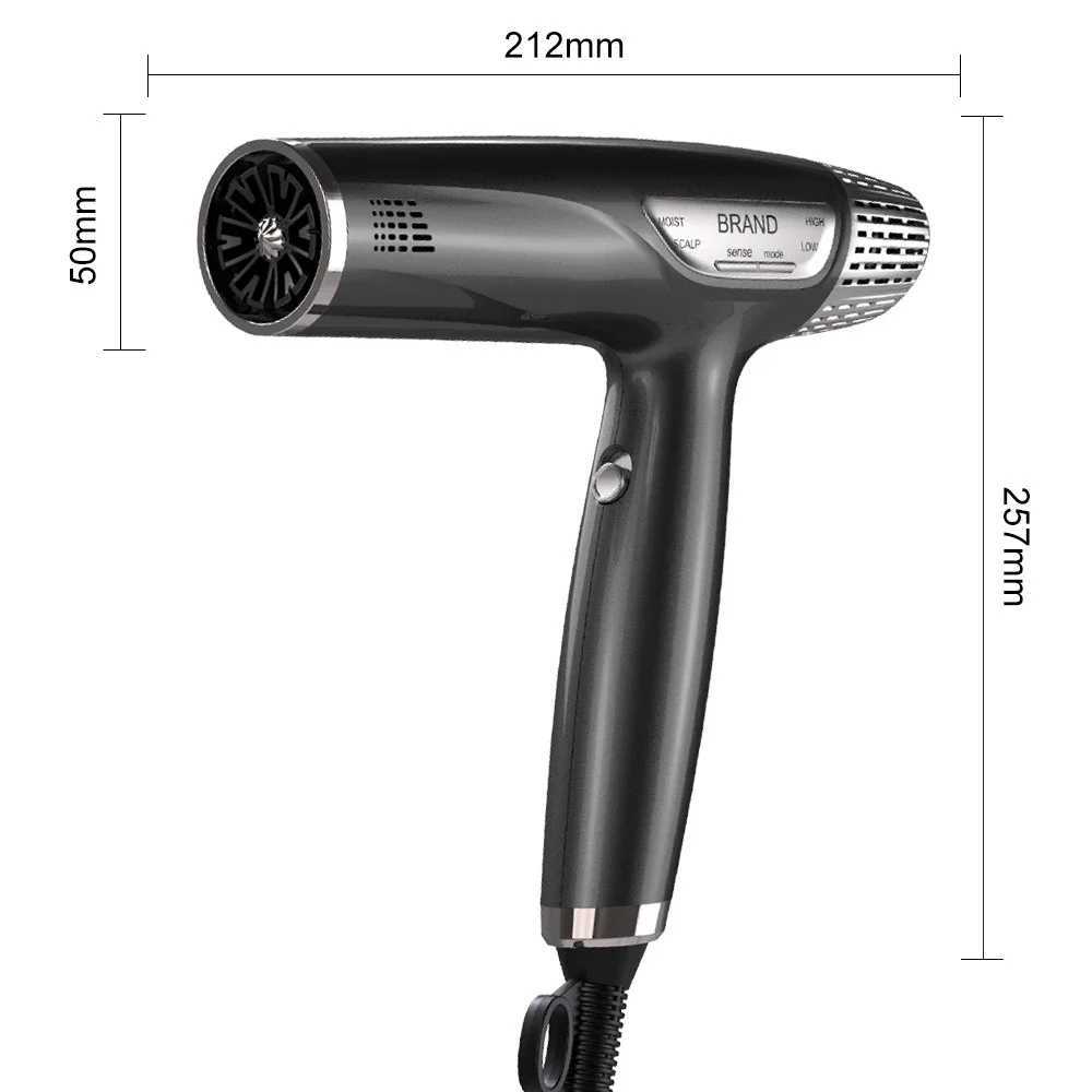 700W Professional 0000rpm Brushless Hair Dryer Super Powerful High Speed Negative Ions Blow Dryer 220V Electric Blower W250819