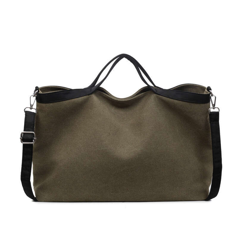 Simple Casual Large Capacity Handheld Tote for Women 2025 Summer Lightweight Travel High-End Feel Single Shoulder Crossbody Bag