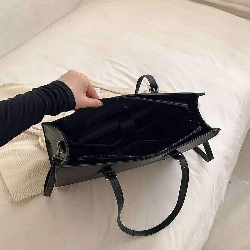 New Women Retro Tote Bags Messenger Handbag High Quality PU Leather Shoulder Big Casual Crossbody Bag