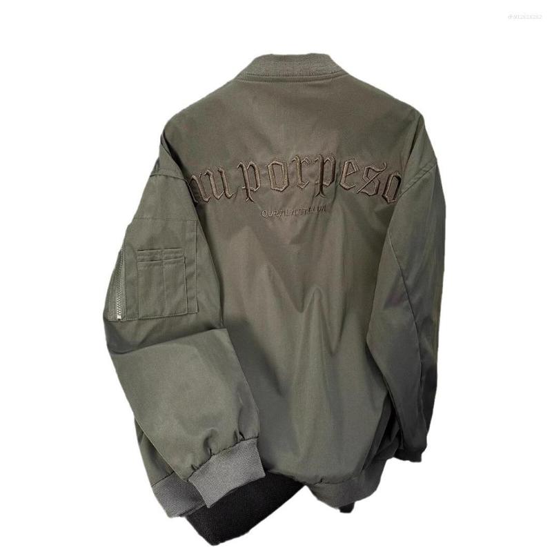 Men's Jackets American-style Vibe Embroidered Baseball Suit Spring And Autumn Fashion Brand High Street Jacket Loose Couple Bomber For Men